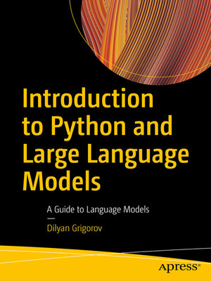 cover image of Introduction to Python and Large Language Models